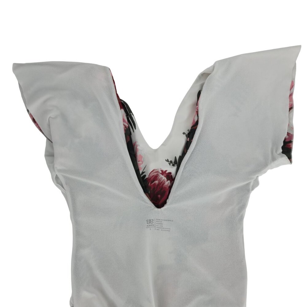 Albion Swimsuit One-Piece Desert Rose Cape Feminine Floral Sexy Modest Beach Sun - Picture 8 of 15